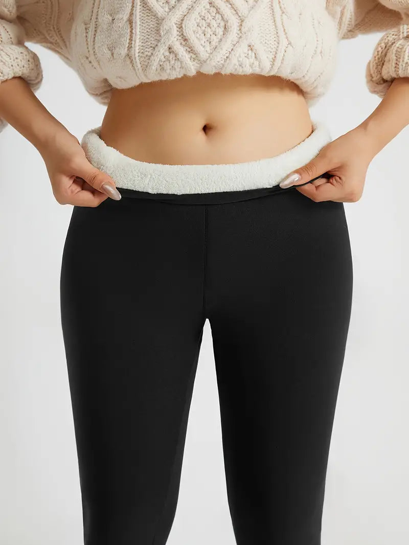 Leggings imbottiti estremamente caldi MissCashmere Nero Tg L/XL