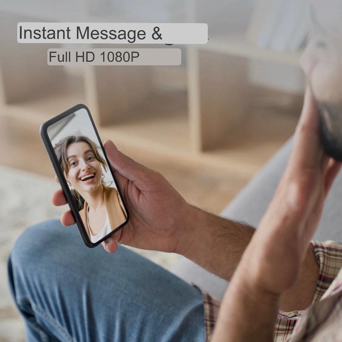 Campanello video wireless con app Full HD 1080P su smartphone