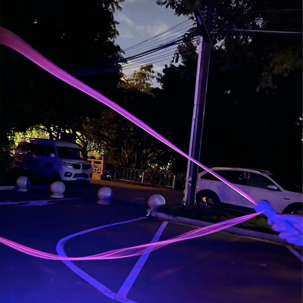 Lanciacorde blu con corda loop luminosa viola, getto a distanza