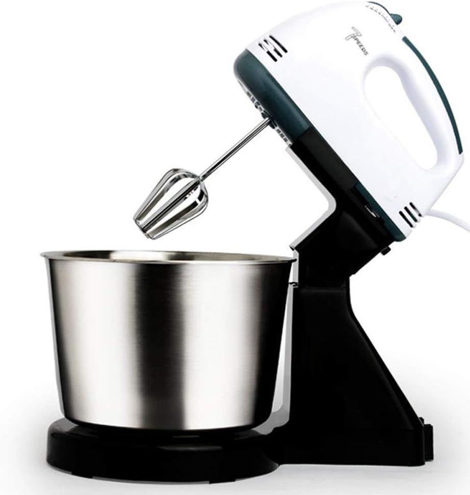 Sbattitore elettrico con fruste e ciotola inox da 2 litri