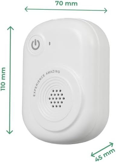 Mini purificatore d’aria per frigorifero bianco, dimensioni 70 x 110 mm