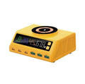 Stazione di ricarica rapida 7 in 1 gialla con display LED e base wireless