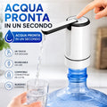Dispenser Acqua Elettrico Pieghevole Ricaricabile USB-C |Erogatore Portatile per Casa, Ufficio e Campeggio