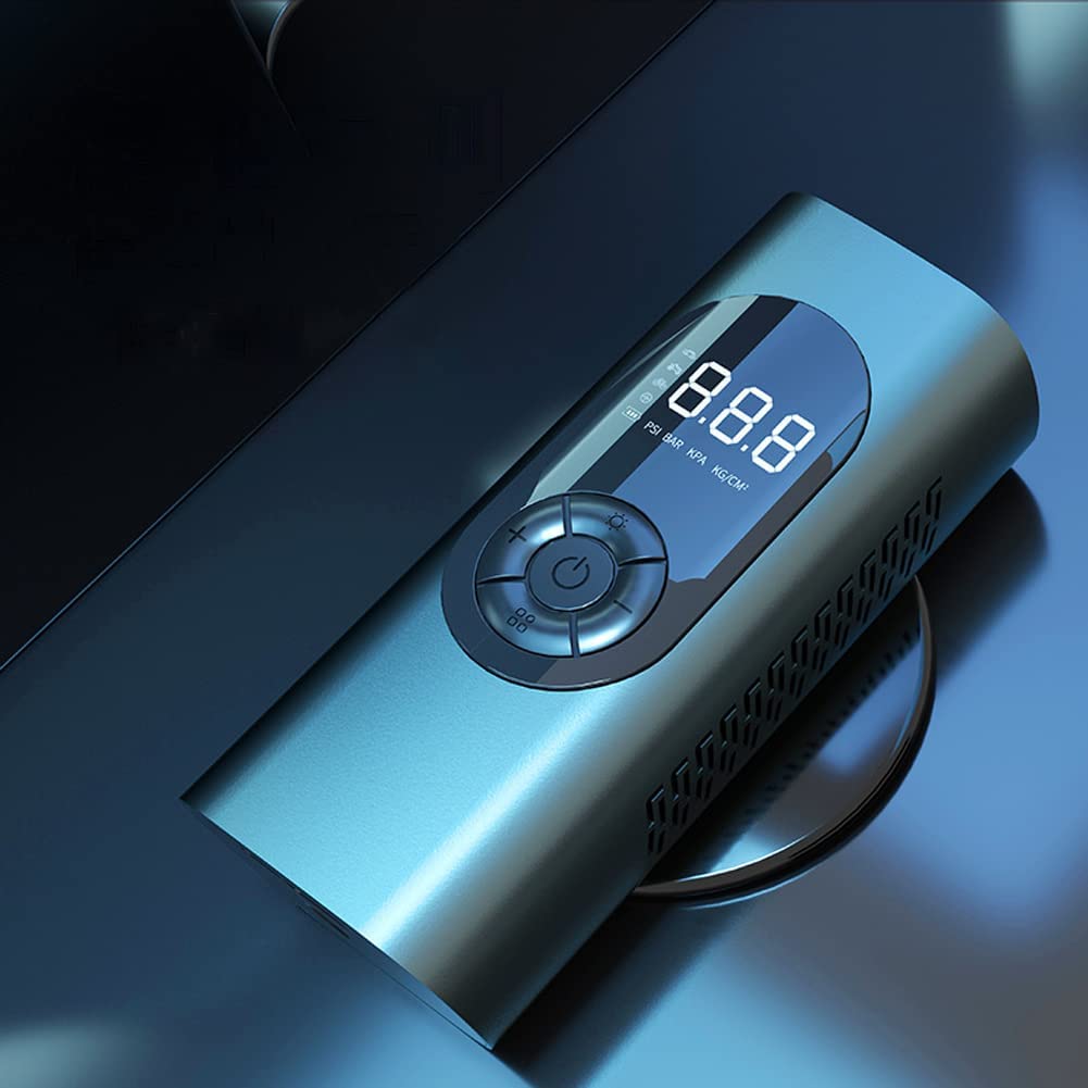 Mini compressore aria portatile auto compressore d'aria elettrica multifunzione con schermo lcd digitale e torcia led alta precisione digitale pneumatici gonfiatore