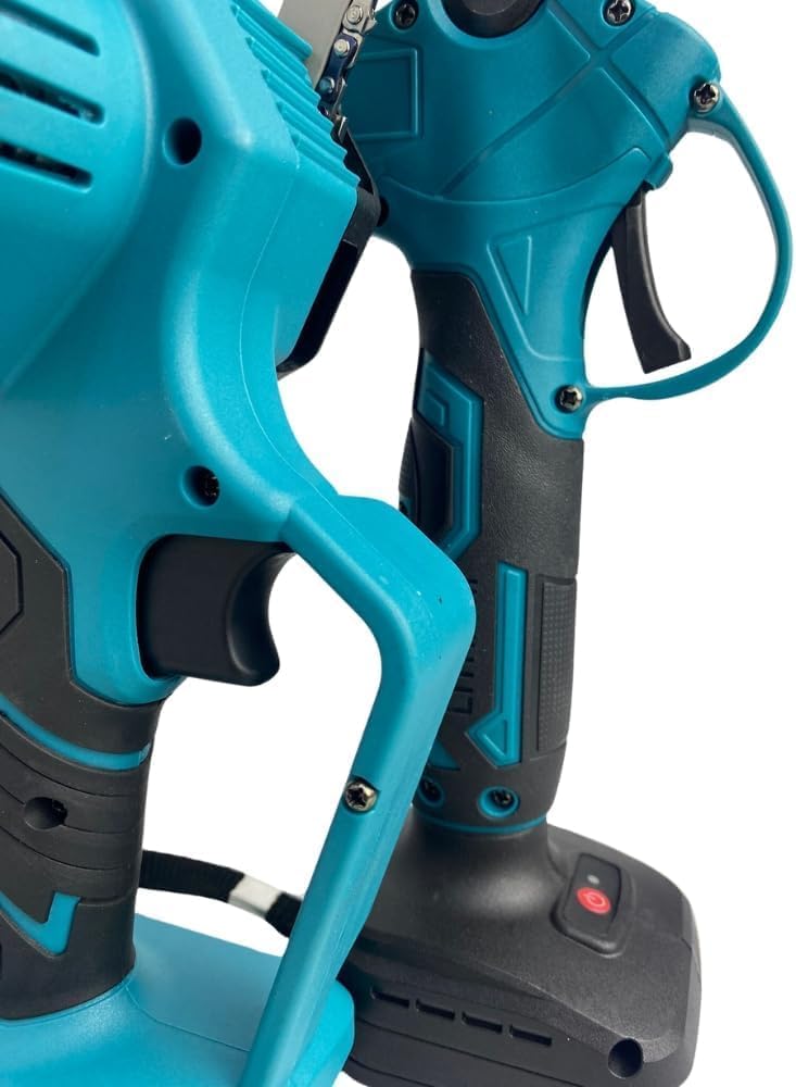 Set Potatura 2 in 1 con Motosega e Forbici a Batteria –2 batterie da 48V, Lama da 6", Valigetta Inclusa