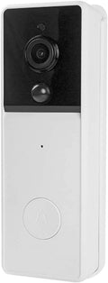 Videocitofono WiFi bianco con modulo nero e lente della videocamera