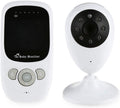 Monitor per bambini wireless bianco con display e videocamera circolare