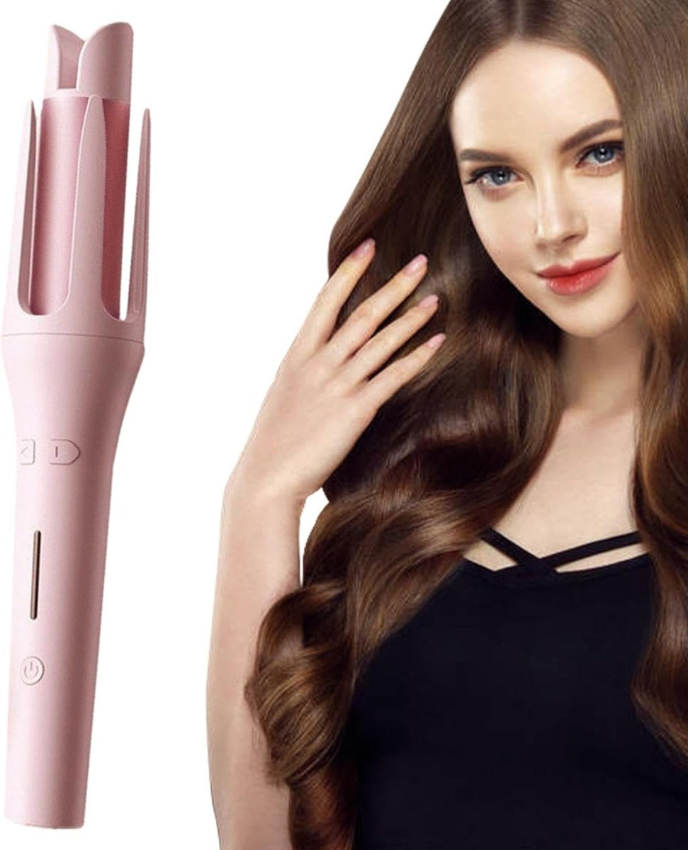 Arricciacapelli Automatico Rotante 32mm con Tecnologia agli Ioni Negativi – Ricci Perfetti e Onde da Salone in Pochi Secondi