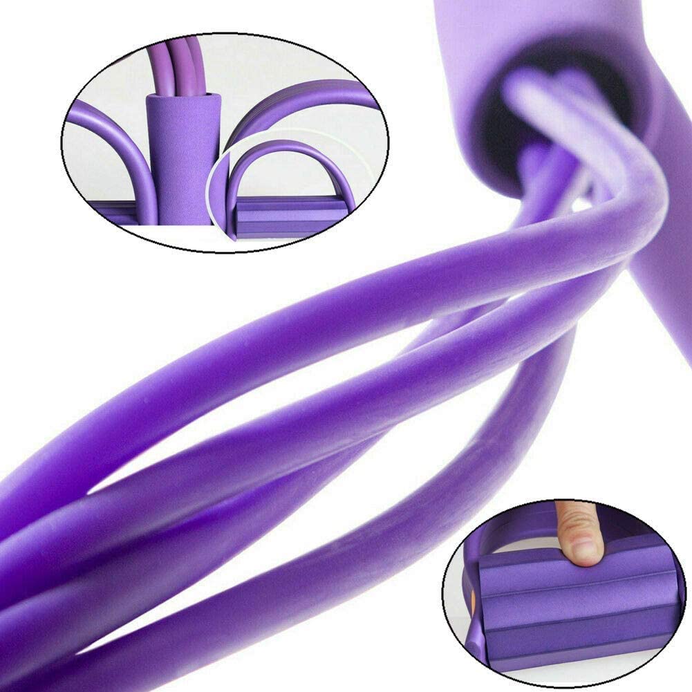 Fascia di Resistenza con Pedale, Banda Elastica Fitness, Banda Elastica Fitness con Pedale per Addome Vita Braccio Gambe, Sit-up, Yoga Stretching, Sports Resistenza Training