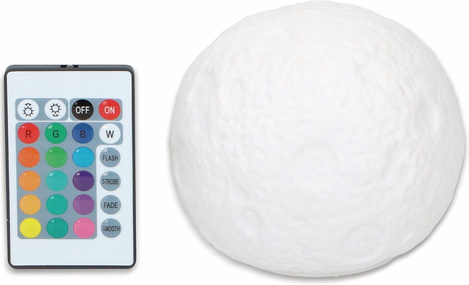 Sfera decorativa LED RGB con telecomando e controlli