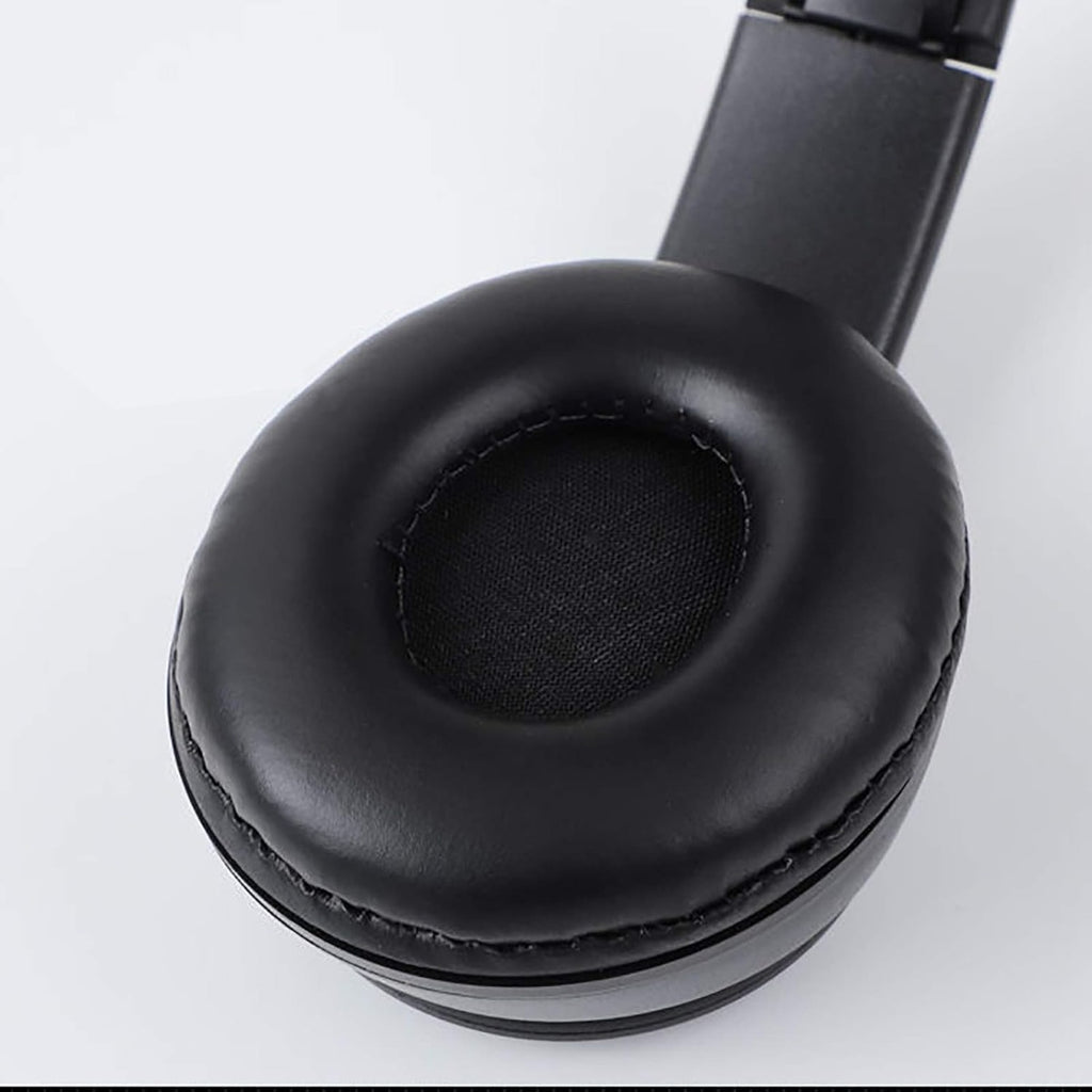 Cuffie wireless P47 con pad auricolare nero in tessuto
