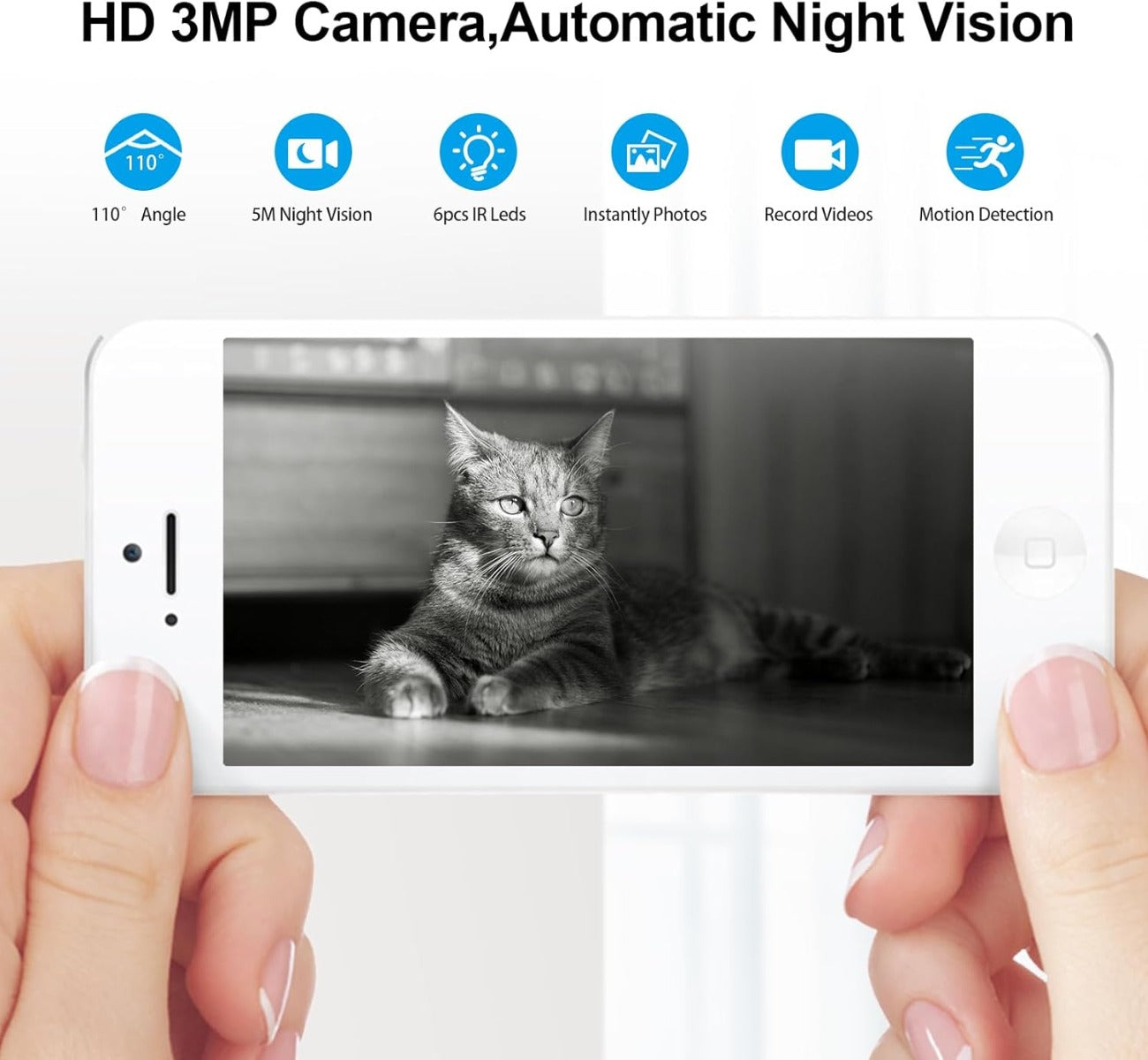 Dispenser Automatico Crocchette Gatto e Cane con Telecamera e WiFi 6L