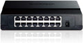 Switch TP-Link desktop con 16 porte RJ45 e presa alimentazione frontale