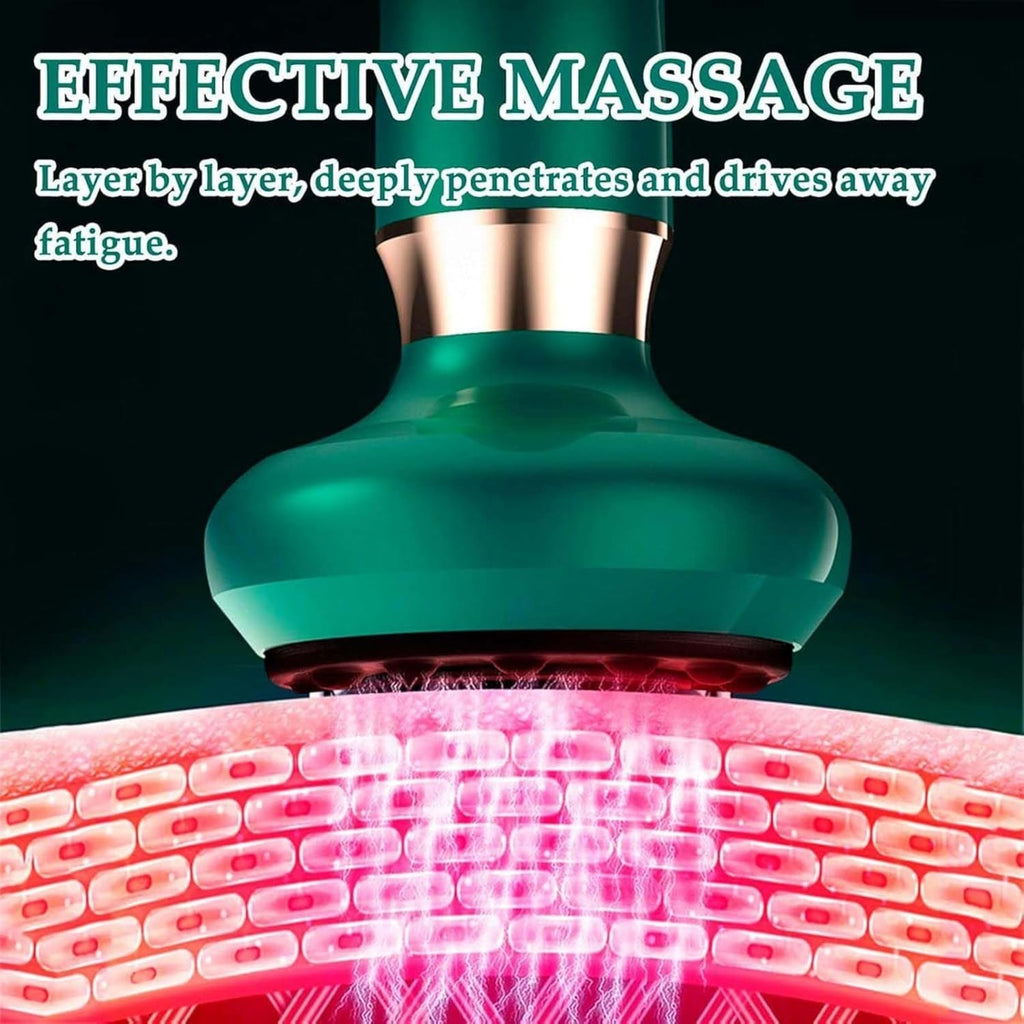 Massaggiatore Anticellulite Elettrico Professionale con Coppettazione a Vuoto, Vibrazione e Infrarossi – Per Gambe, Addome, Glutei