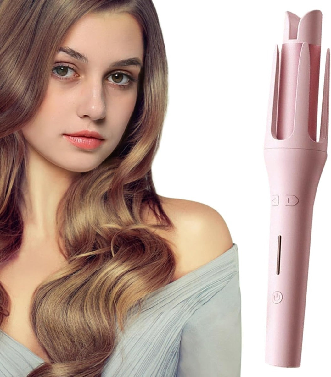 Arricciacapelli Automatico Rotante 32mm con Tecnologia agli Ioni Negativi – Ricci Perfetti e Onde da Salone in Pochi Secondi