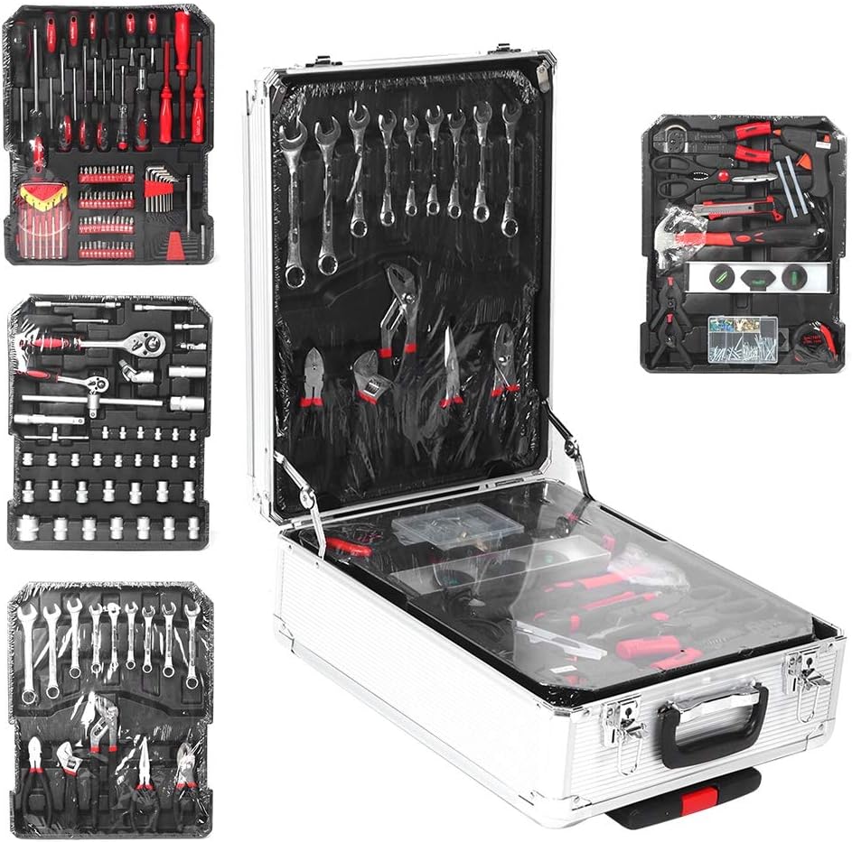 Set di Attrezzi 799 Pezzi con Valigia su Ruote – Professionale, Robusto, Completissimo