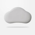 Cuscino cervicale in memory foam ergonomico grigio, sagoma a U per collo e schiena