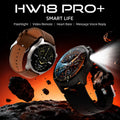 Smartwatch HW18 PRO+ AMOLED 1,46" HD Bluetooth Chiamate Torcia LED con 3 Cinturini