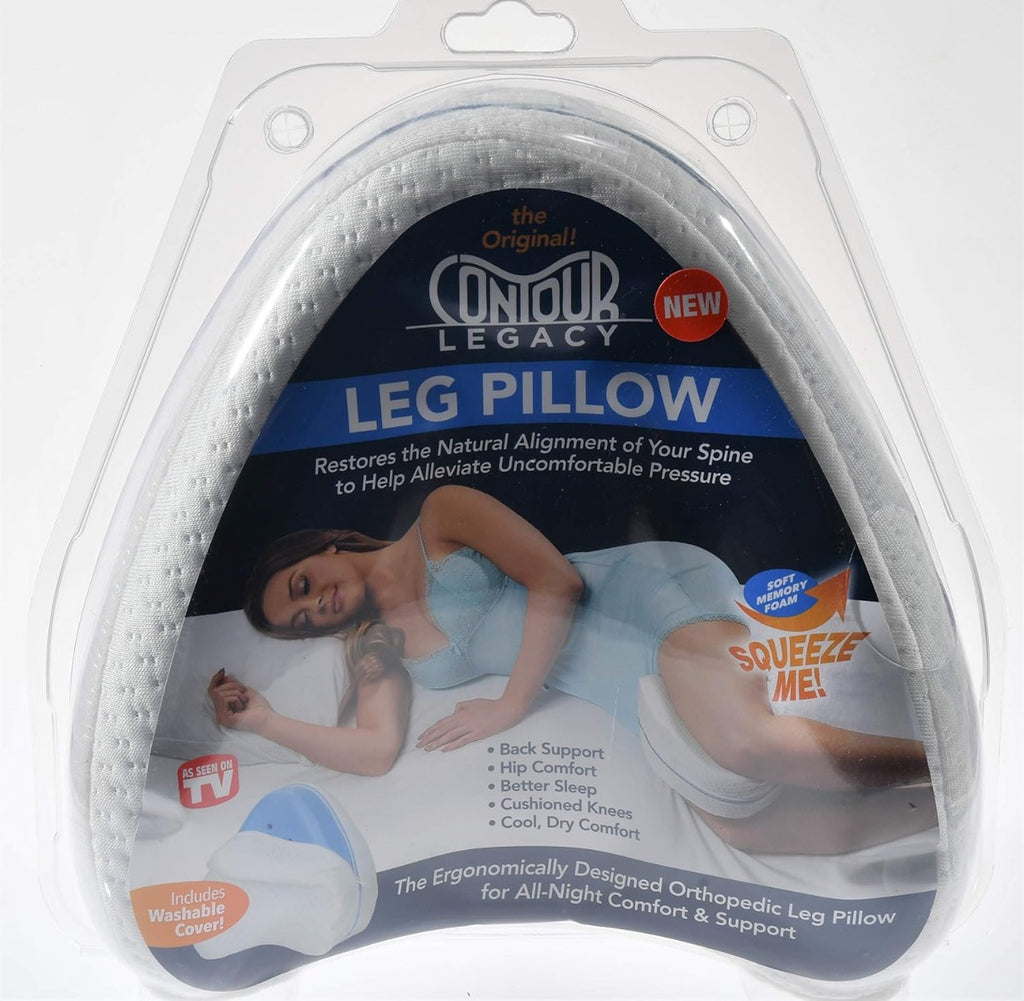 Contour Legacy Leg Pillow - Cuscino Ergonomico per Gambe, Schiena e Fianchi