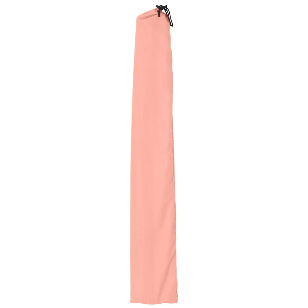 Borsa per tenda tipi in tessuto rosa, con manico in alto