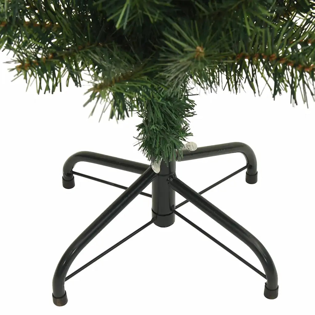 Base a treppiede in metallo nero per albero di Natale artificiale