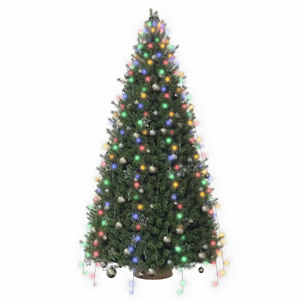 Rete luminosa per albero di Natale con 300 LED multicolori e luci a cascata