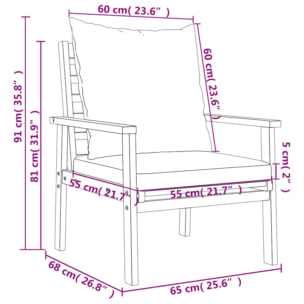 Disegno tecnico sedia con misure: 91,8 cm altezza, seduta 55x55 cm