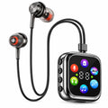Auricolari Bluetooth con unità display LED, tasti laterali, microfono, lettore TF/MicroSD