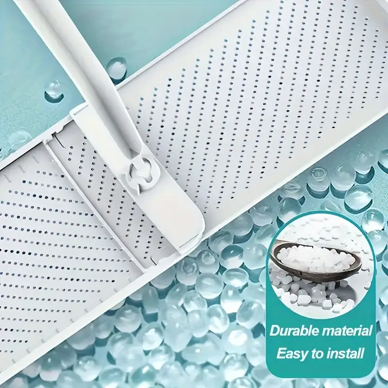 Deflettore per condizionatore d’aria bianco con pannello perforato a righe