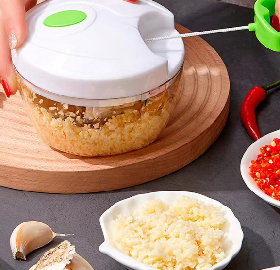 Robot da Cucina Manuale Multifunzione a Manovella – Tritacarne, Frullatore e Preparazioni Veloci!
