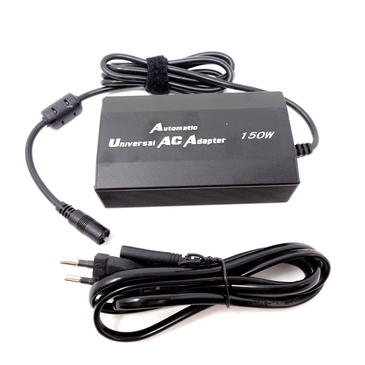 Alimentatore AC universale 150W con cavo e connettore jack DC nero