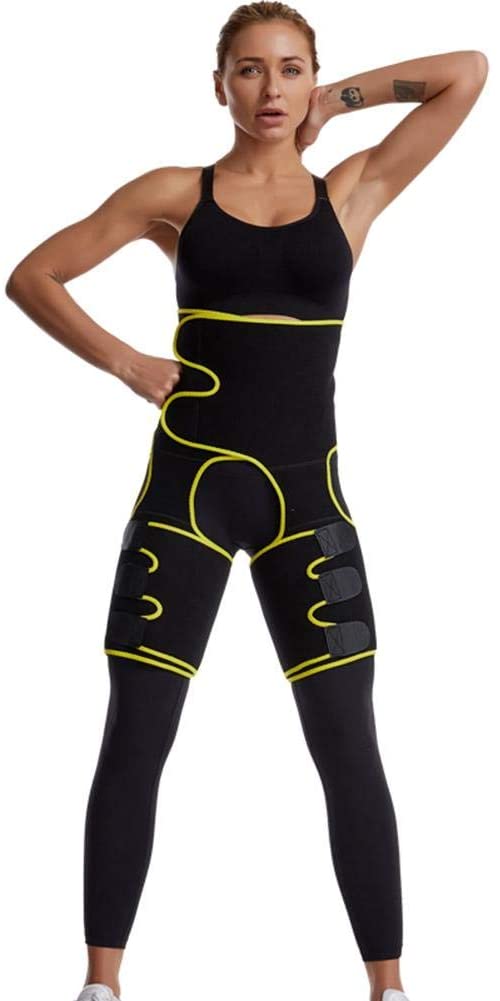 Allenatore di Fascia per Il Sudore del Corpo - Rifiniture per Coscia Corsetto Butt Lifter Shapewear e Fianchi Cintura Cintura Regolabile in Vita Monopezzo per Donna e Uomo - | Prendilo Subito