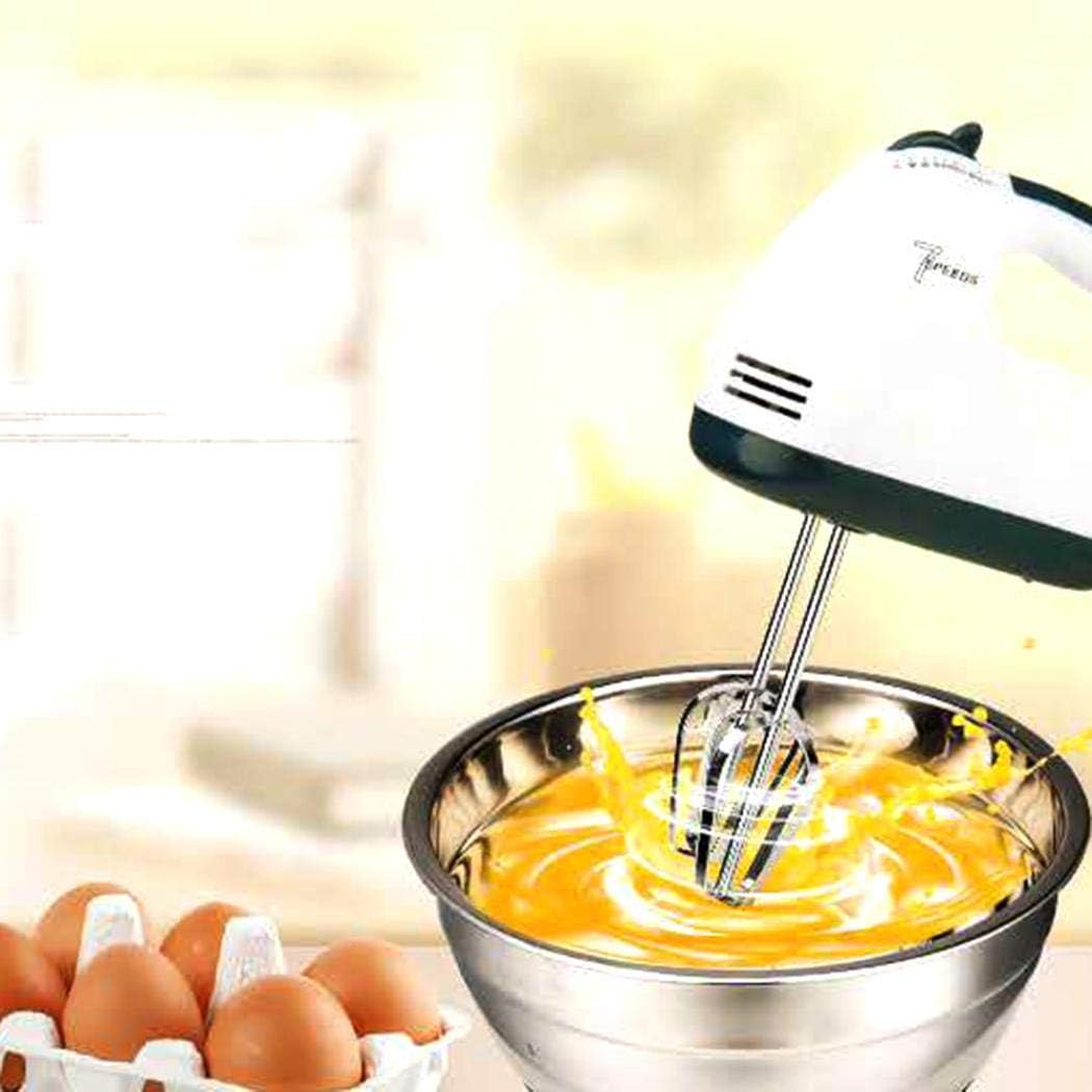 Sbattitore elettrico con fruste in acciaio e ciotola inox con impasto
