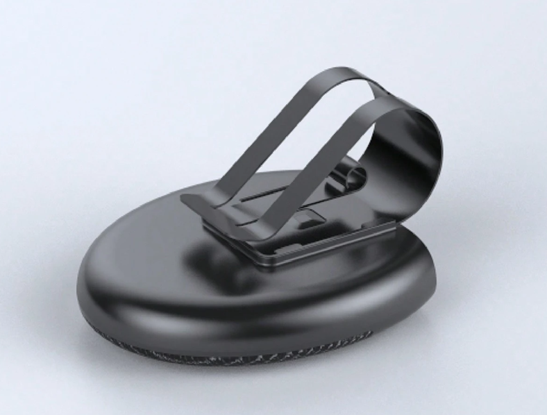 Dock di ricarica per vivavoce Bluetooth auto, base nera con supporto