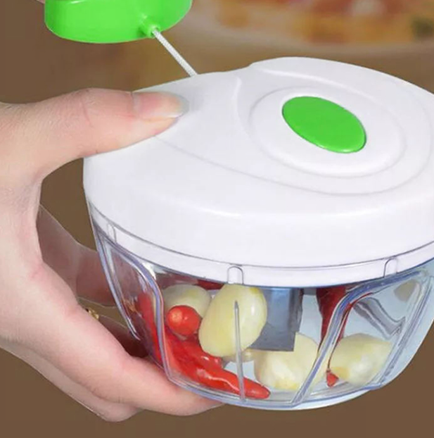 Robot da Cucina Manuale Multifunzione a Manovella – Tritacarne, Frullatore e Preparazioni Veloci!