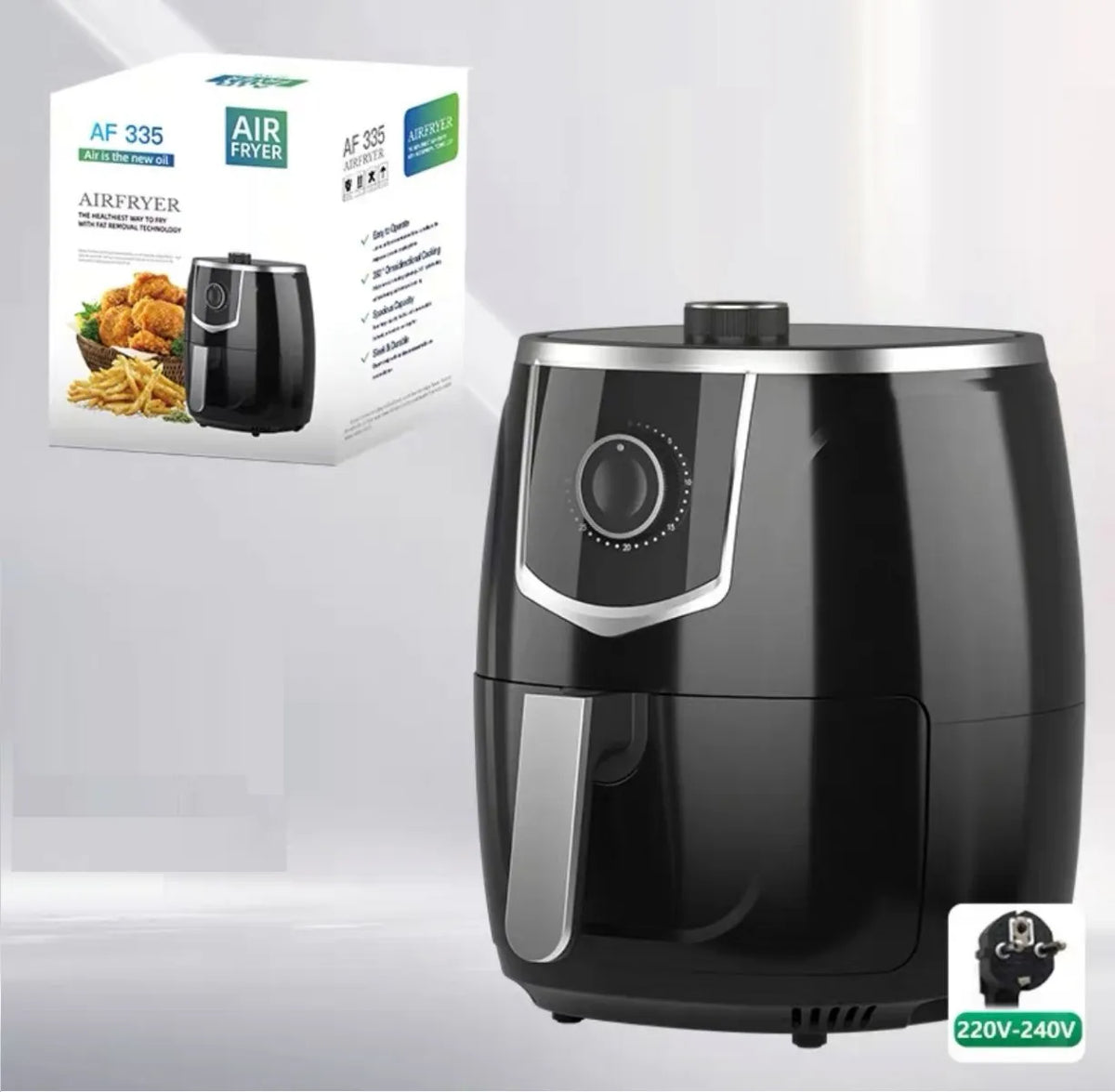 Friggitrice ad aria calda 15 litri senza olio air fryer
