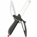 Forbice tagliaverdure ergonomica in acciaio inox, lame bianche, manici neri