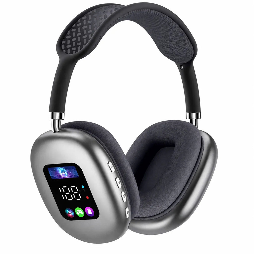 Cuffie Bluetooth Wireless 5.4 con Display Integrato – Audio Hi-Fi Stereo, Bluetooth 5.4, Microfono, Over-Ear - | Prendilo Subito
