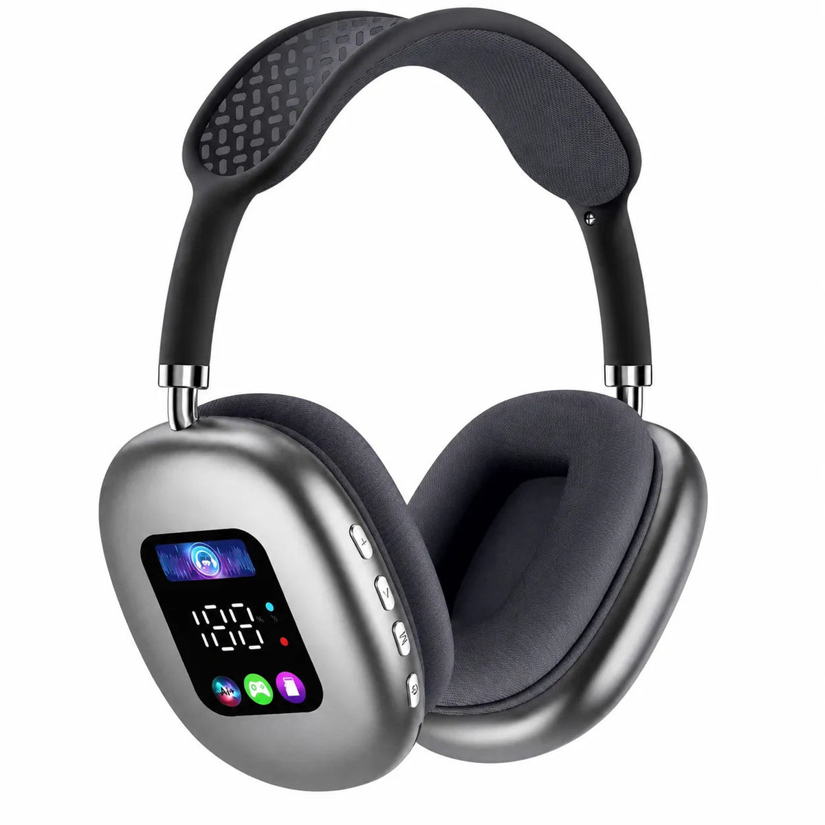 Cuffie Bluetooth Wireless 5.4 con Display Integrato – Audio Hi-Fi Stereo, Bluetooth 5.4, Microfono, Over-Ear - | Prendilo Subito
