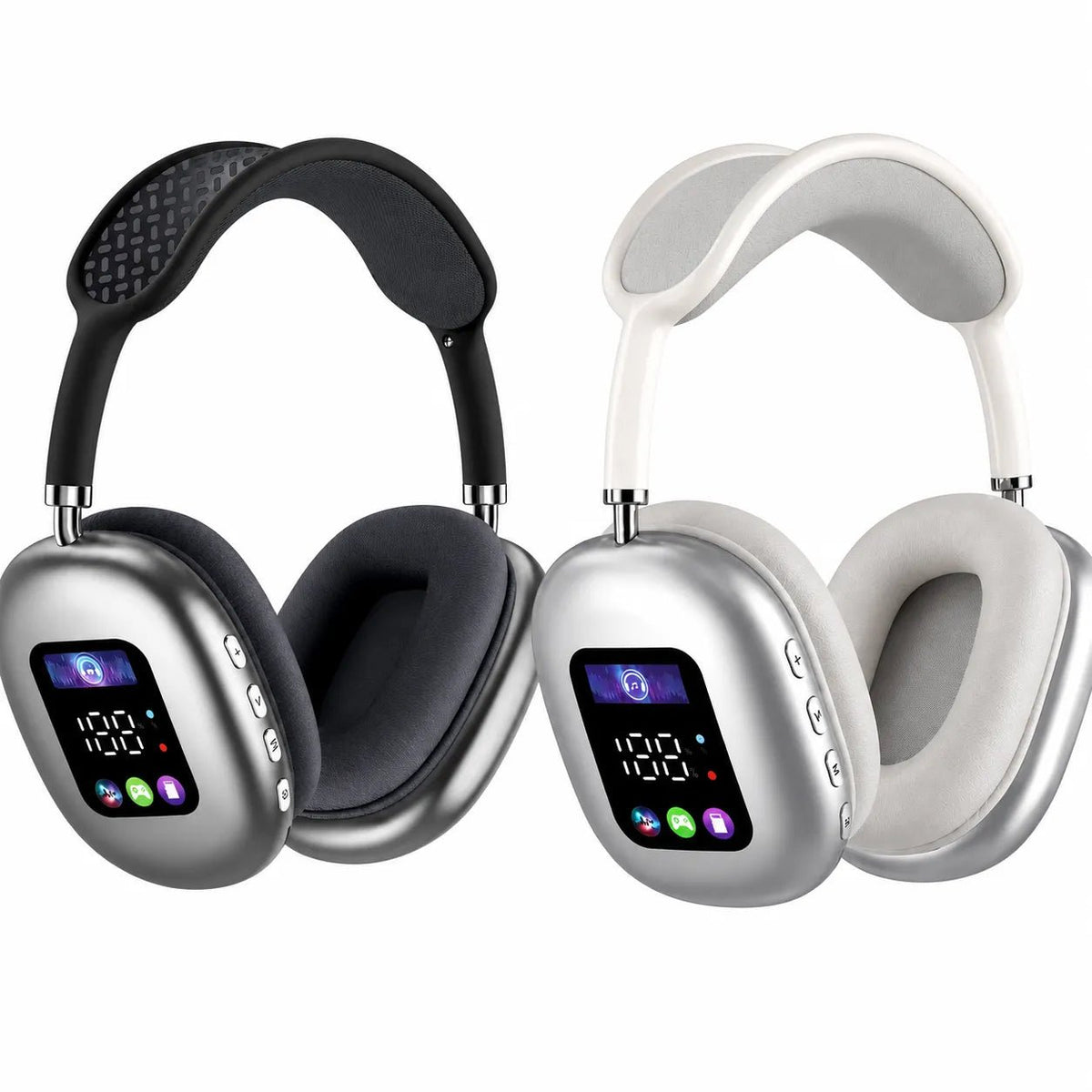 Cuffie Bluetooth Wireless 5.4 con Display Integrato – Audio Hi-Fi Stereo, Bluetooth 5.4, Microfono, Over-Ear - | Prendilo Subito