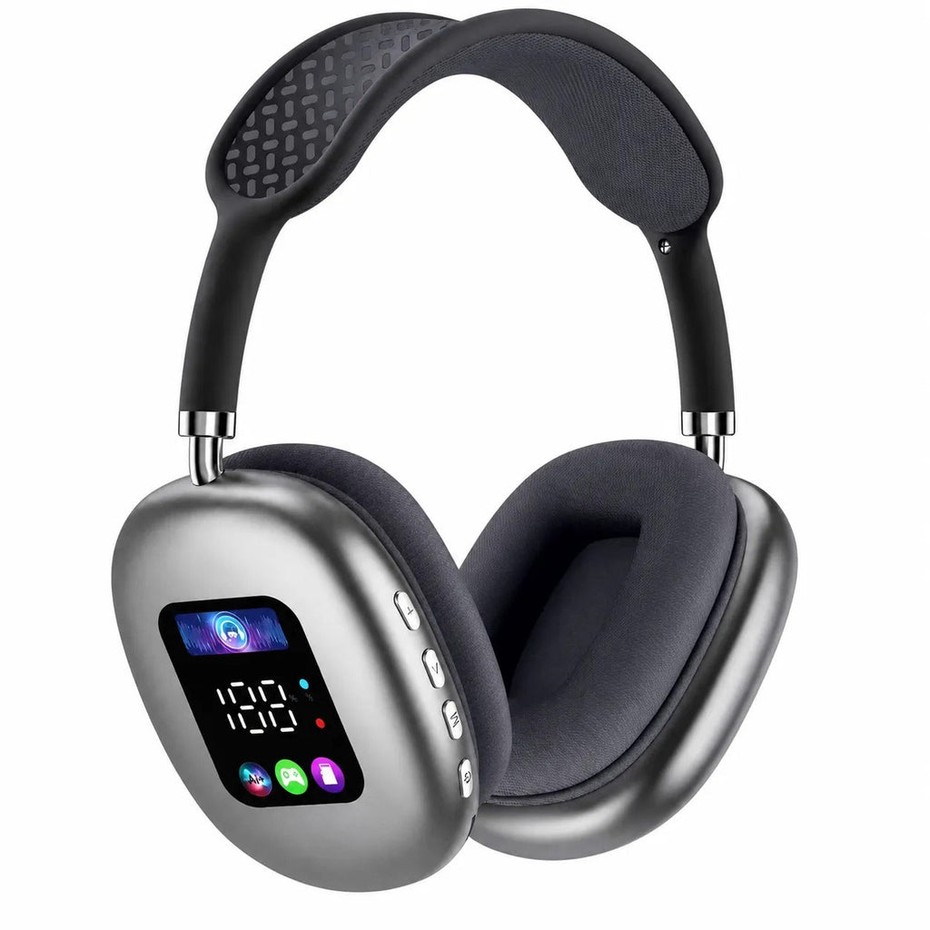 Cuffie Bluetooth Wireless 5.4 con Display Integrato – Audio Hi-Fi Stereo, Bluetooth 5.4, Microfono, Over-Ear - | Prendilo Subito