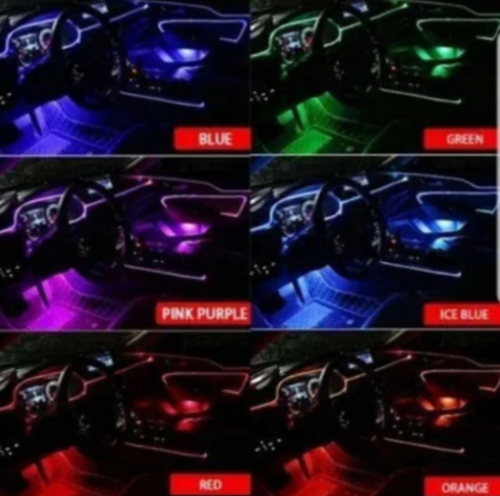 Striscia LED RGB per auto con effetti luminosi multicolore