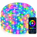 Luci LED RGB multicolore a spirale con smartphone e app di controllo