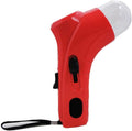 Pistola dispenser per crocchette per cani, rossa con serbatoio trasparente e pulsante