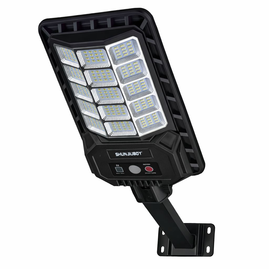 Faro LED Solare 240 LED con Sensore PIR e Telecomando – IP65 Esterno Impermeabile