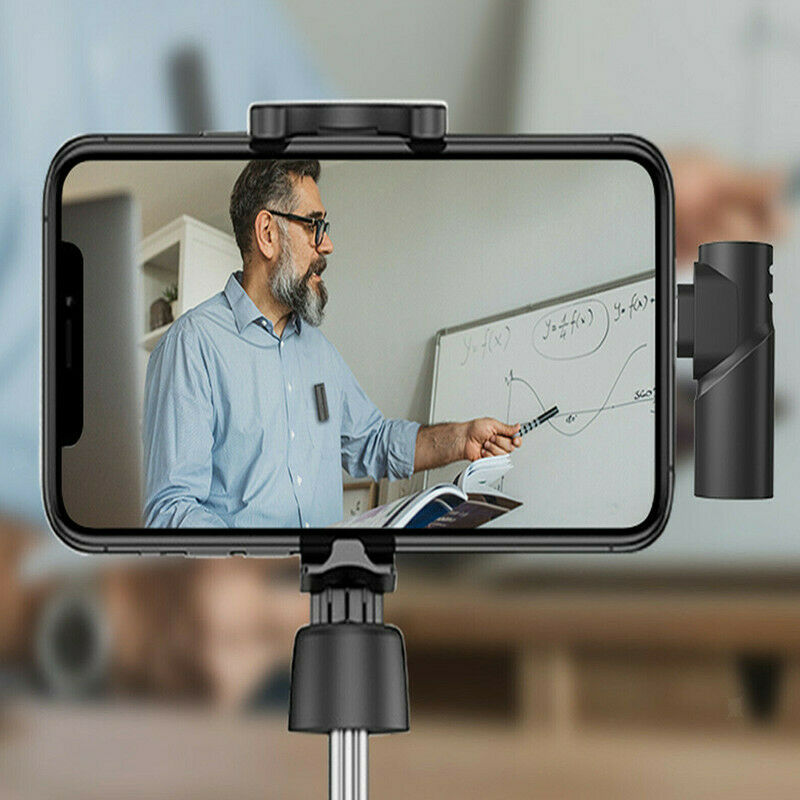 Microfono wireless nero con clip da bavero, corpo compatto