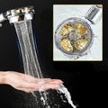 Soffione doccia cromato con getto d’acqua fitto e diffusore superiore
