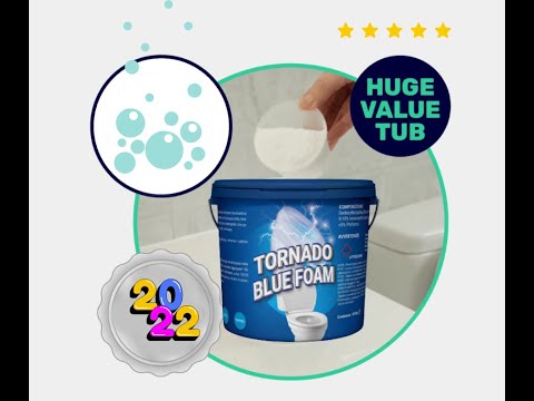 Secchiello detergente schiuma blu Tornado Blue Foam, 1 kg, vista frontale