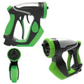 Idropulitrice portatile a pistola, corpo nero e verde, ugello anteriore