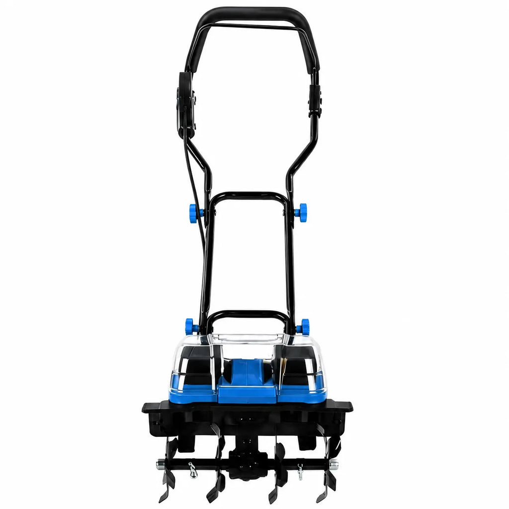 Motozappa Elettrica a Batteria Mukins NL-3579 88VF 550W con 2 Batterie al Litio, Coltivatore da Giardino Cordless, Larghezza Lavoro 30 cm, Profondità 20 cm, Manubrio Regolabile, 18000 giri/min